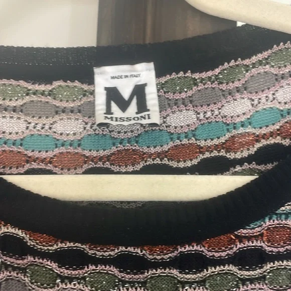 🌿authentic Missoni metallic knit dress size small - Picture 4 of 5